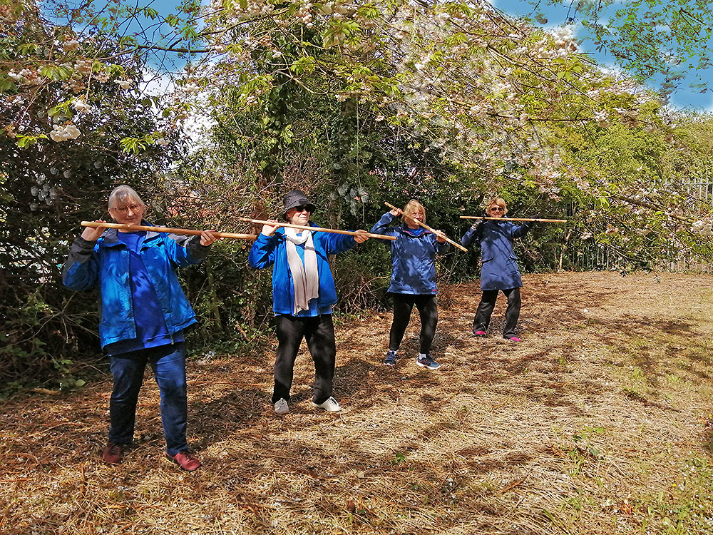Killamarsh Tai Chi in the orchard